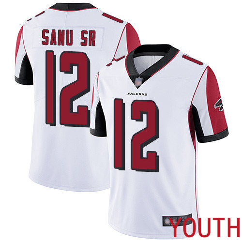 Atlanta Falcons Limited White Youth Mohamed Sanu Road Jersey NFL Football 12 Vapor Untouchable